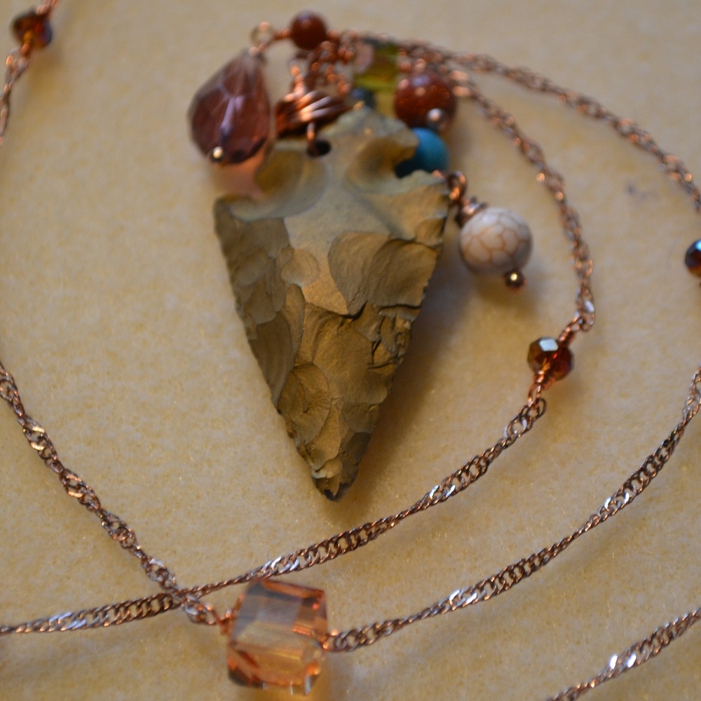 Arrowhead and Sparkle Necklace!